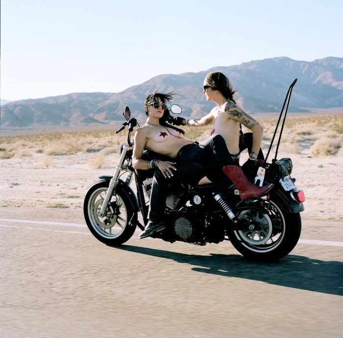 Girls on a motorcycle in Lucknow